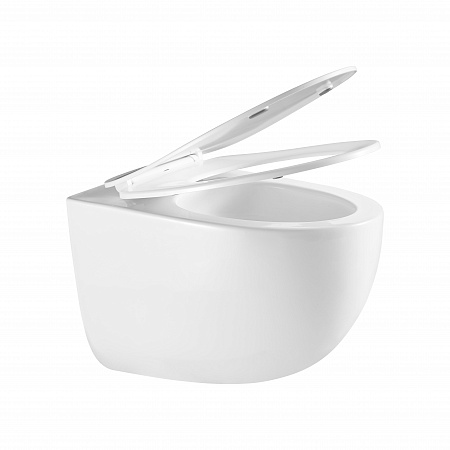 Подвесной унитаз безободковый Terminus Енисей Monolit 560х390 белый Пенза - фото 7