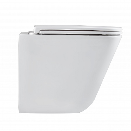Подвесной унитаз безободковый Terminus Ватикан Monolit 490х340 белый Пенза - фото 4
