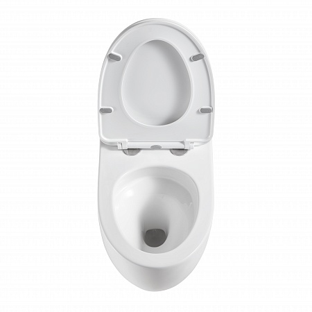 Подвесной унитаз безободковый Terminus Енисей Monolit 560х390 белый Пенза - фото 3